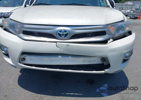 2013 Toyota Highlander Hybrid Limited V6 from USA, damaged, VIN JTEDC3EH6D2017061